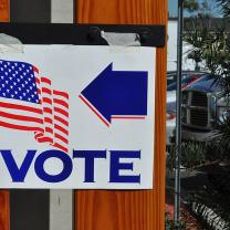 Vote sign