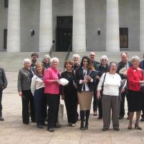 On May 3 citizens from across the state gathered at the Ohio Capitol to testify against HB 476, bipartisan legislation that would block state contracts for those who support Boycott, Divestment, and Sanctions (BDS) against the state of Israel. 