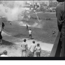 Protestors at Kent State