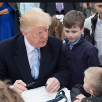 Trump with kids